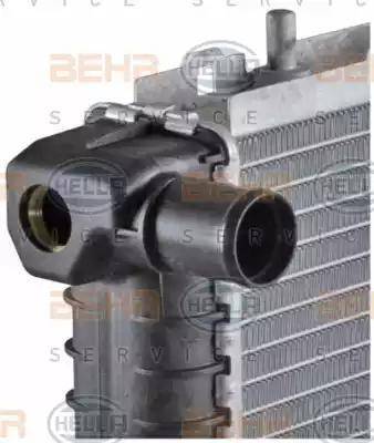 BEHR HELLA Service 8MK 376 706-511 - Radiator, engine cooling autospares.lv