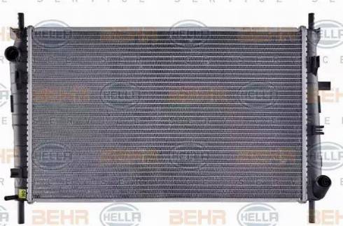 BEHR HELLA Service 8MK 376 706-631 - Radiator, engine cooling autospares.lv