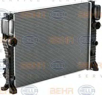 BEHR HELLA Service 8MK 376 700-591 - Radiator, engine cooling autospares.lv