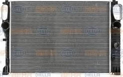 BEHR HELLA Service 8MK 376 700-591 - Radiator, engine cooling autospares.lv