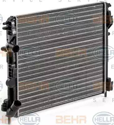 BEHR HELLA Service 8MK 376 700-581 - Radiator, engine cooling autospares.lv