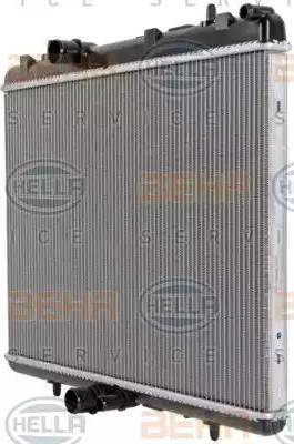 BEHR HELLA Service 8MK 376 700-531 - Radiator, engine cooling autospares.lv