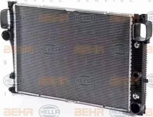 BEHR HELLA Service 8MK 376 700-614 - Radiator, engine cooling autospares.lv