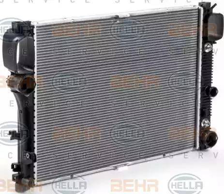 BEHR HELLA Service 8MK 376 700-611 - Radiator, engine cooling autospares.lv