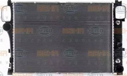 BEHR HELLA Service 8MK 376 700-614 - Radiator, engine cooling autospares.lv