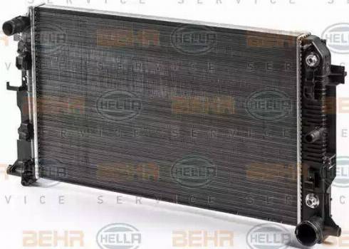 BEHR HELLA Service 8MK 376 700-304 - Radiator, engine cooling autospares.lv