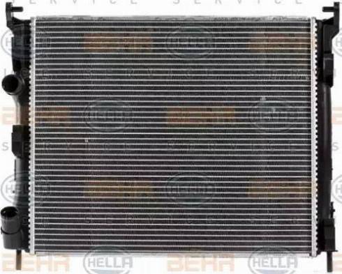 BEHR HELLA Service 8MK 376 700-381 - Radiator, engine cooling autospares.lv