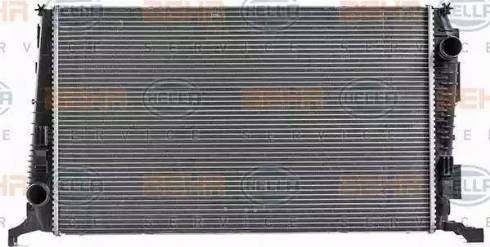 BEHR HELLA Service 8MK 376 700-241 - Radiator, engine cooling autospares.lv