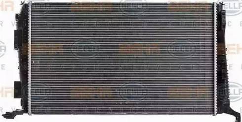 BEHR HELLA Service 8MK 376 700-241 - Radiator, engine cooling autospares.lv