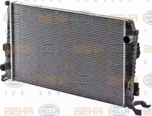 BEHR HELLA Service 8MK 376 700-241 - Radiator, engine cooling autospares.lv