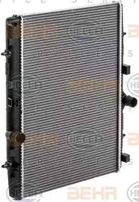 BEHR HELLA Service 8MK 376 700-231 - Radiator, engine cooling autospares.lv