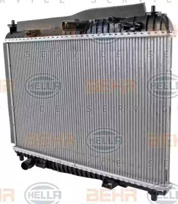 BEHR HELLA Service 8MK 376 701-641 - Radiator, engine cooling autospares.lv