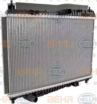 BEHR HELLA Service 8MK 376 701-641 - Radiator, engine cooling autospares.lv