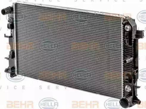 BEHR HELLA Service 8MK 376 701-014 - Radiator, engine cooling autospares.lv