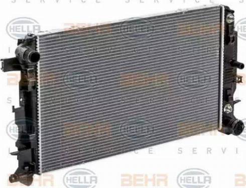 BEHR HELLA Service 8MK 376 701-014 - Radiator, engine cooling autospares.lv