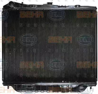 BEHR HELLA Service 8MK 376 708-661 - Radiator, engine cooling autospares.lv