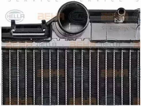 BEHR HELLA Service 8MK 376 708-341 - Radiator, engine cooling autospares.lv