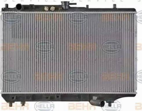 BEHR HELLA Service 8MK 376 707-411 - Radiator, engine cooling autospares.lv