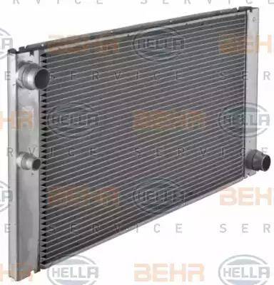 BEHR HELLA Service 8MK 376 719-011 - Radiator, engine cooling autospares.lv