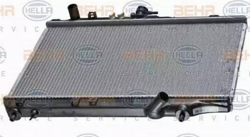 BEHR HELLA Service 8MK 376 719-771 - Radiator, engine cooling autospares.lv