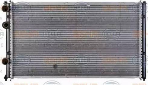 BEHR HELLA Service 8MK 376 714-441 - Radiator, engine cooling autospares.lv