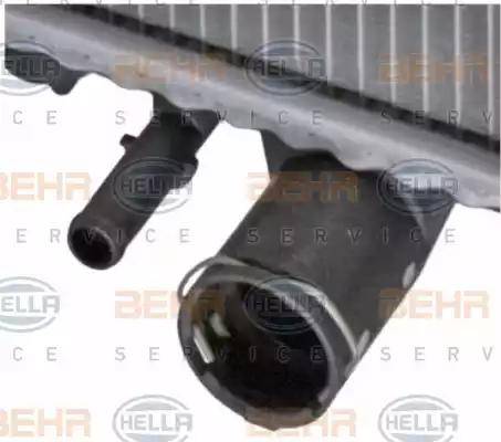 BEHR HELLA Service 8MK 376 714-401 - Radiator, engine cooling autospares.lv