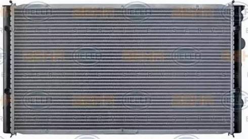 BEHR HELLA Service 8MK 376 714-541 - Radiator, engine cooling autospares.lv