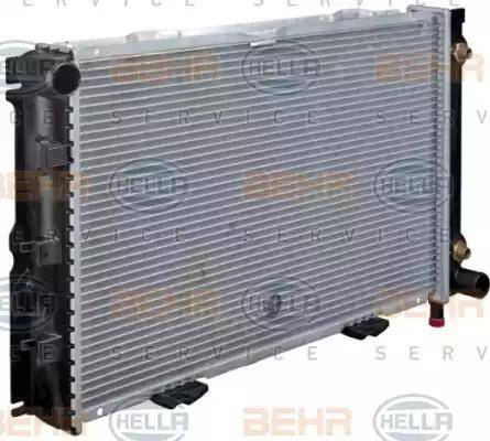 BEHR HELLA Service 8MK 376 714-011 - Radiator, engine cooling autospares.lv