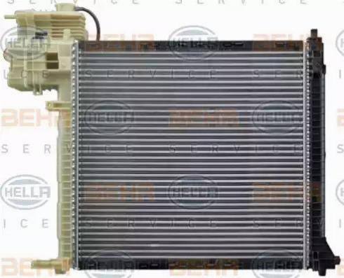 BEHR HELLA Service 8MK 376 714-321 - Radiator, engine cooling autospares.lv