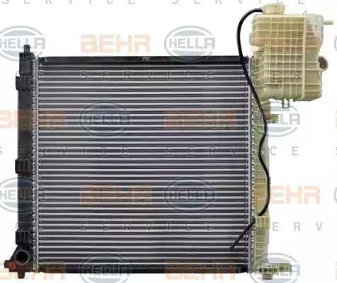 BEHR HELLA Service 8MK 376 714-321 - Radiator, engine cooling autospares.lv