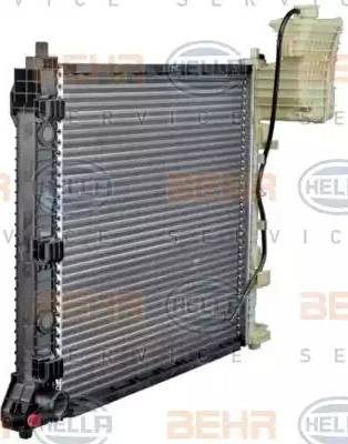 BEHR HELLA Service 8MK 376 714-321 - Radiator, engine cooling autospares.lv