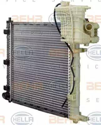 BEHR HELLA Service 8MK 376 714-321 - Radiator, engine cooling autospares.lv