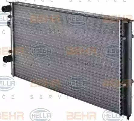 BEHR HELLA Service 8MK 376 714-741 - Radiator, engine cooling autospares.lv