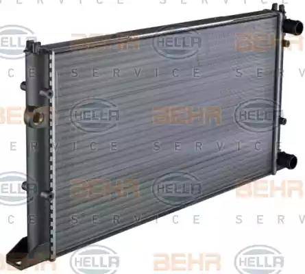 BEHR HELLA Service 8MK 376 715-021 - Radiator, engine cooling autospares.lv