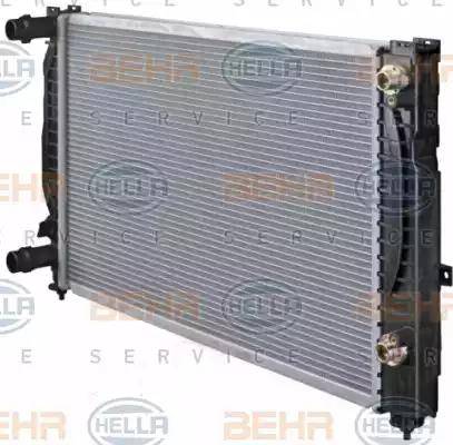 BEHR HELLA Service 8MK 376 716-621 - Radiator, engine cooling autospares.lv