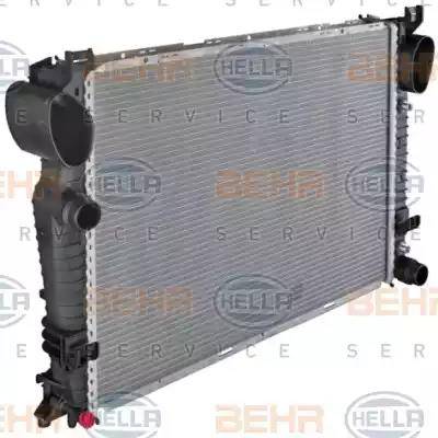 BEHR HELLA Service 8MK 376 716-331 - Radiator, engine cooling autospares.lv