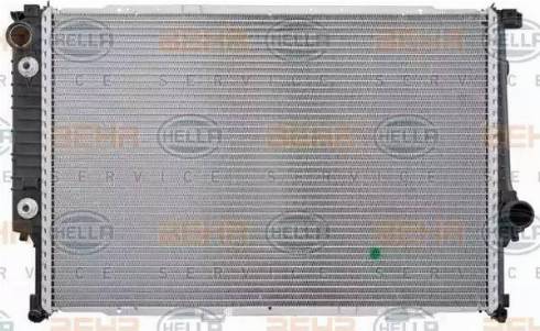 BEHR HELLA Service 8MK 376 711-501 - Radiator, engine cooling autospares.lv