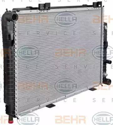 BEHR HELLA Service 8MK 376 711-191 - Radiator, engine cooling autospares.lv