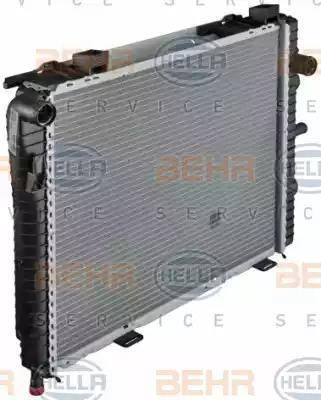 BEHR HELLA Service 8MK 376 711-251 - Radiator, engine cooling autospares.lv