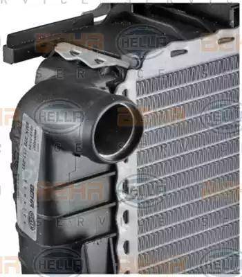 BEHR HELLA Service 8MK 376 711-254 - Radiator, engine cooling autospares.lv