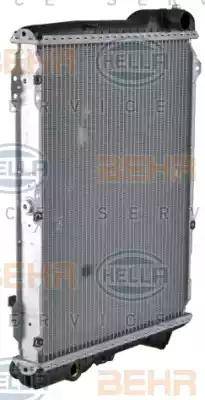 BEHR HELLA Service 8MK 376 711-271 - Radiator, engine cooling autospares.lv