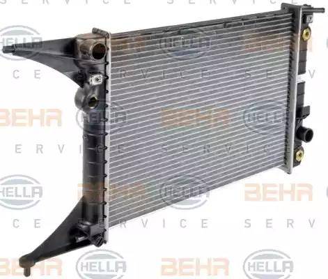 BEHR HELLA Service 8MK 376 718-651 - Radiator, engine cooling autospares.lv