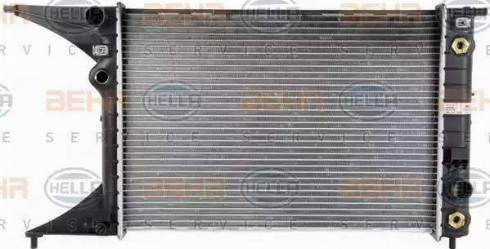 BEHR HELLA Service 8MK 376 718-654 - Radiator, engine cooling autospares.lv