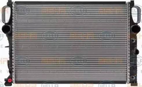 BEHR HELLA Service 8MK 376 718-011 - Radiator, engine cooling autospares.lv