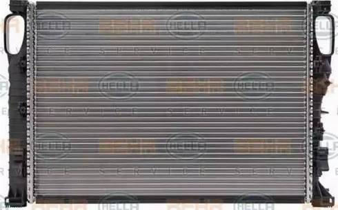 BEHR HELLA Service 8MK 376 718-011 - Radiator, engine cooling autospares.lv