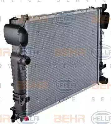 BEHR HELLA Service 8MK 376 718-741 - Radiator, engine cooling autospares.lv