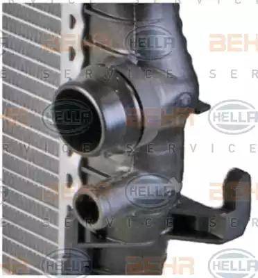 BEHR HELLA Service 8MK 376 718-784 - Radiator, engine cooling autospares.lv