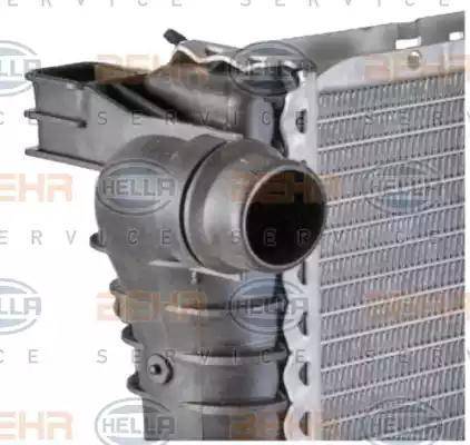 BEHR HELLA Service 8MK 376 718-781 - Radiator, engine cooling autospares.lv