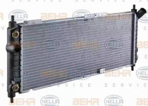 BEHR HELLA Service 8MK 376 713-591 - Radiator, engine cooling autospares.lv