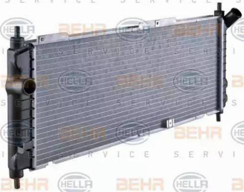 BEHR HELLA Service 8MK 376 713-571 - Radiator, engine cooling autospares.lv